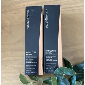 LOT OF 2 🌸 BareMinerals Complexion Rescue Spice 08 Tinted Moisturizer Sunscreen